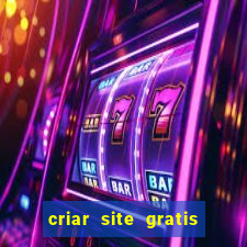 criar site gratis de jogos